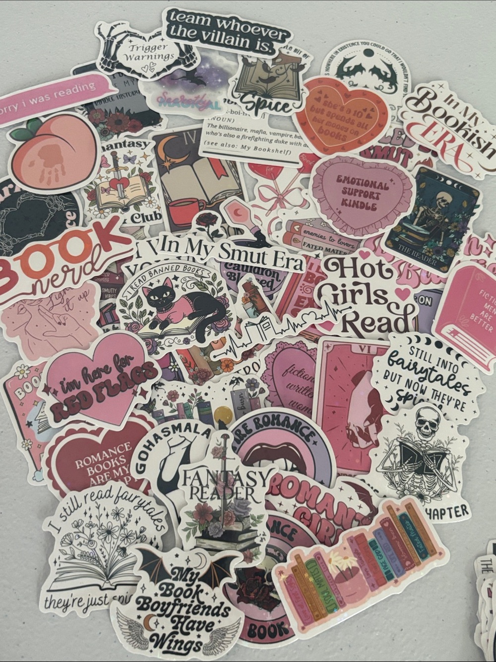 Book Lover Sticker Pack 50count
